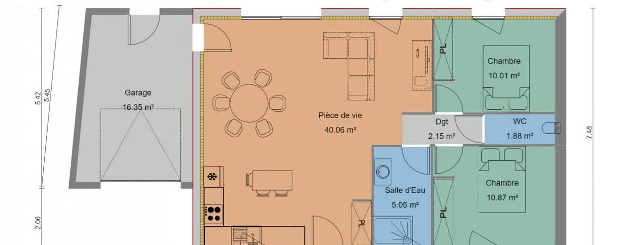 Programme Terrain + Maison La Chapelle-des-pots