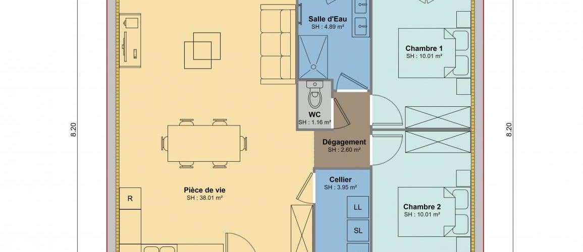 Programme Terrain + Maison Saint-medard-d